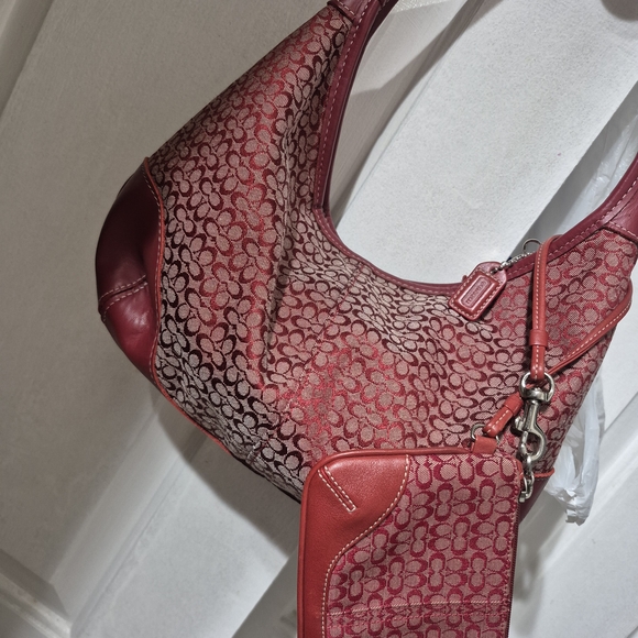 Red Patterned Women's Bag